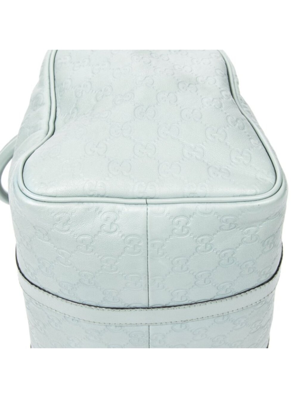 ★SOLD★ Gucci Midi Amboston Teale Guccissima Messenger Bag - Picture 7 of 11